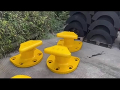 ক্ষয় প্রতিরোধী ঢালাই লোহা মোরিং bollards স্থিতিশীল শক্তিশালী জাহাজ কঠোর পরিবেশে মোরিং