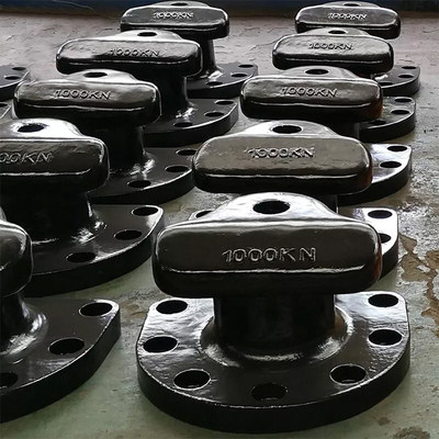 কাস্ট আয়রন QT450 টি হেড বোলার্ড 2000KN জাহাজের জন্য ISO9001