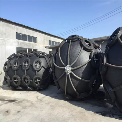 ISO17357 PIANC2002 বায়ুসংক্রান্ত রাবার ফেন্ডার 4.5*9.0M CTN মেরিন ফ্লোটিং
