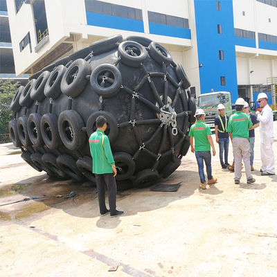 নলাকার Iso17357 ডক রাবার ফেন্ডার কালো রঙ 80kpa মেরিন ডক বাম্পার