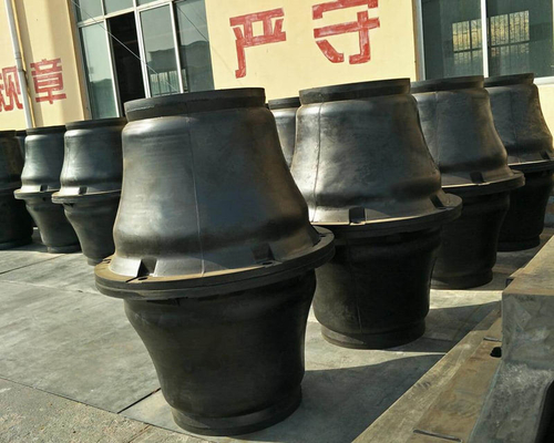 কালো 1200mm শঙ্কু রাবার ফেন্ডার ডক Spc সুপার মেরিন