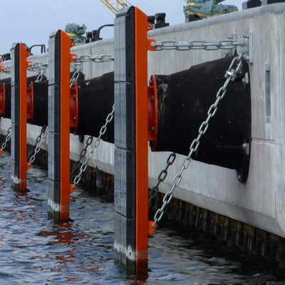 প্রাকৃতিক রাবার 1000mm সুপার শঙ্কু ফেন্ডার ঘর্ষণ প্রমাণ