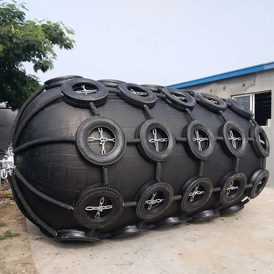 নৌযান জাহাজ 50kPa টায়ার এবং চেইন সঙ্গে বায়ুসংক্রান্ত রাবার Fender ডক জাহাজ রক্ষা