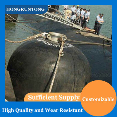 Vertical Hydro Pneumatic Rubber Submarine Fenders Durable Anti Tear Marine Grade